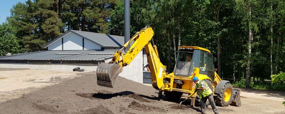 Labiekārto Priedaines katlumājas apkārtni