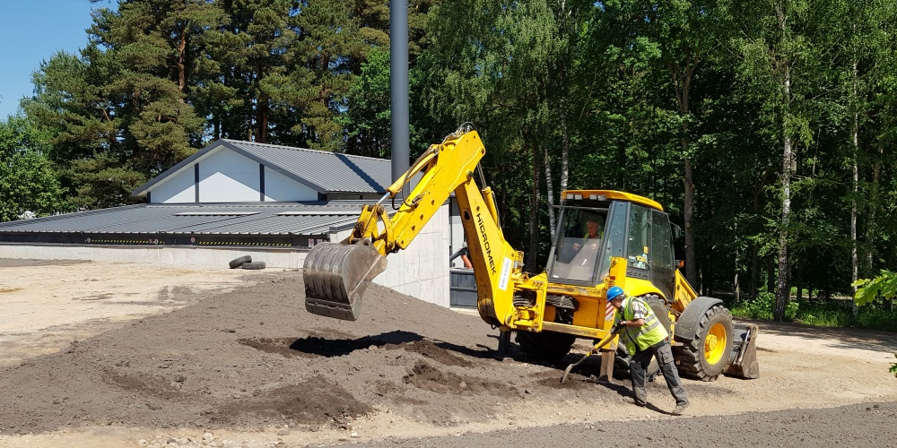 Labiekārto Priedaines katlumājas apkārtni