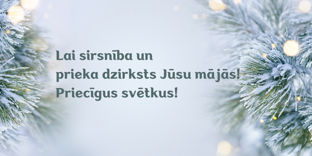 Priecīgus svētkus!