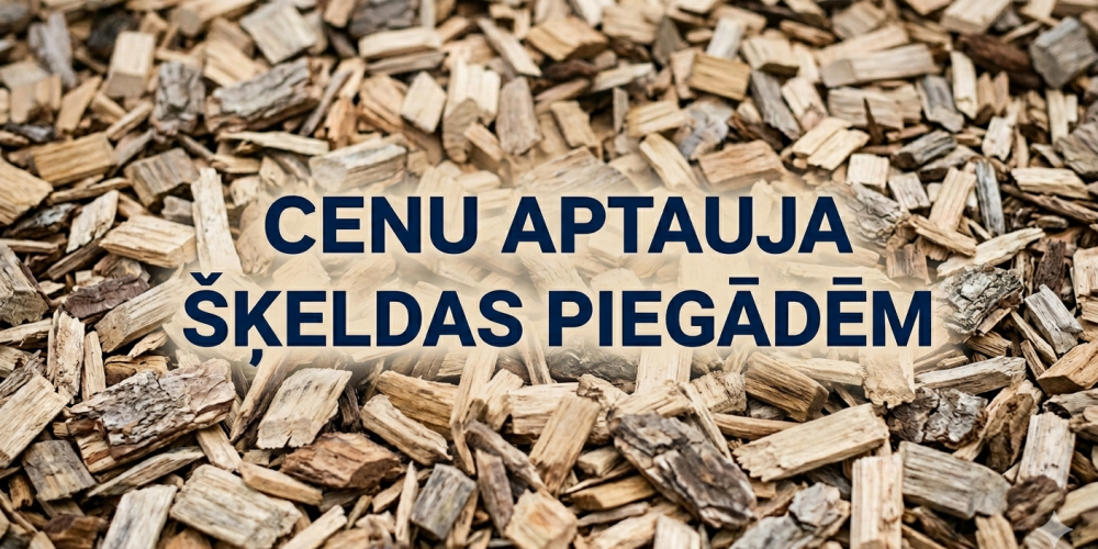 Uzaicinājums cenu aptaujai šķeldas piegādēm septembrī